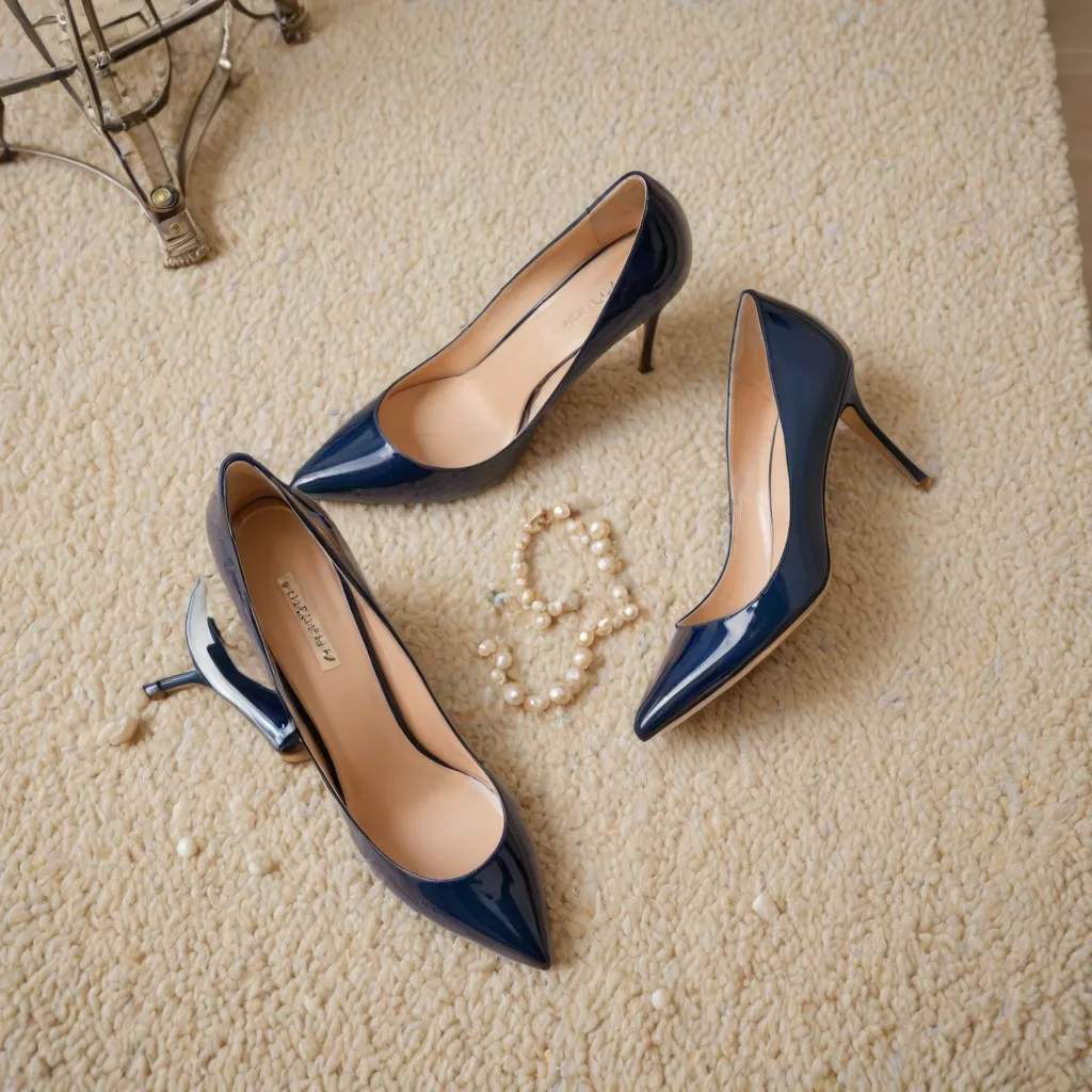 Jakie buty do granatowej sukienki na eleganckie okazje?