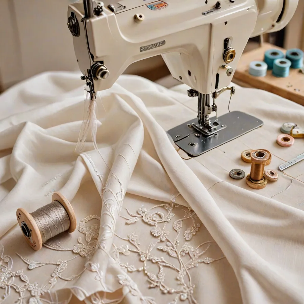 Jak powstaje suknia ślubna - proces szycia