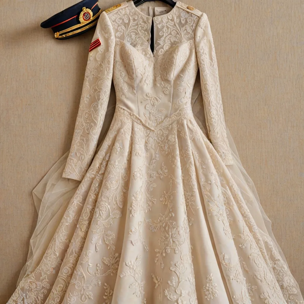 Jaka suknia ślubna do munduru?